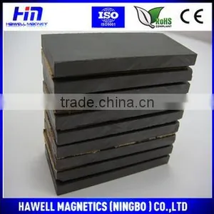 High Quality Strong Ferrite Arc Block Bar Ring Magnets thumbnail-6