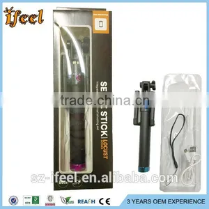Bluetooth Monopod Selfi Stik Selfie Stick Extendable Bluetooth Monopod thumbnail-3