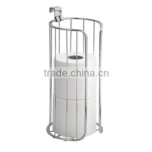 Chrome Wire Bathroom Over Tank Tissue Roll Holder thumbnail-1