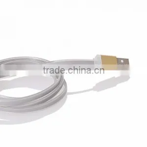 New Design Colorful TPE Round Noodles High Speed Micro Usb Cable Pigtail(OEM ODM) thumbnail-2
