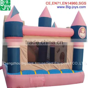 Kids Pink Girl Jumping Casltes Inflatable Mini Combo Jumper Bouncy Castle for Sale thumbnail-3