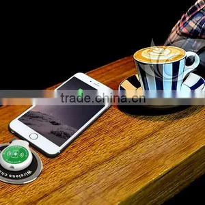Wireless Charger Portable Wireless Charging Pad 3 Coil Charger Premium Wireless/Qi Charging for Qi Enabled Phones Galaxy S7 thumbnail-4