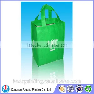 100% Recyclable Fabric for Wine Gift Bag, Wine Glass Carrying Bag Made in China thumbnail-1