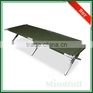 OEM Wholesale 600D Outdoor Aluminum Frame Military Adult Camping Bed thumbnail-4