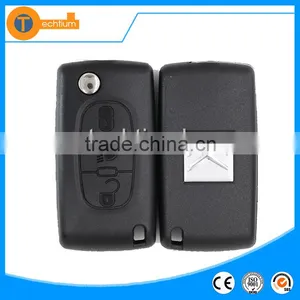 Remote Key Shell Cover Blank Can be Flip With 3 Light Button 307 Blade VA2 Blade no Battery Place for c3 c5 Xsara for Citroen thumbnail-1
