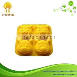 Lovely And Popular 4 Cup Winnie The Pooh Silicone Cake Mold thumbnail-1