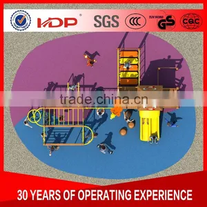 2016 New Design Outdoor Wooden Playground Equipment Used for Preschool thumbnail-2