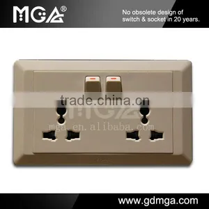 MGA A8 Series A8-J02AC33W Universal Wall Socket thumbnail-2