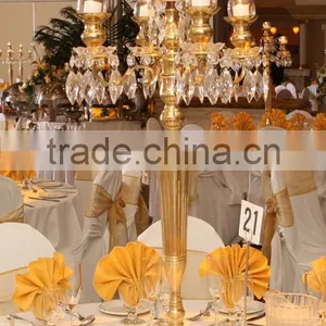 2016 Hot Product Crystal Beads Candelabra Wedding Centerpieces thumbnail-2