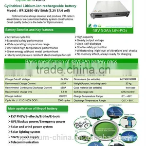 Amazing Cycle 48v 50ah Lifepo4 Wheelchair Battery With BMS thumbnail-5