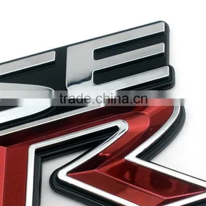 Wholesale Chrome SER Letters Emblem,custom Car Logo Blank Badge thumbnail-2