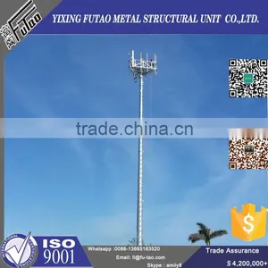 High Quality Galvanized Monopole Antenna Tower thumbnail-3