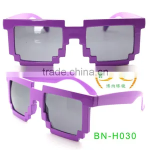 Nerd Pixelated Sunglass,plastic Sun Glasses,promotion Gifts thumbnail-1