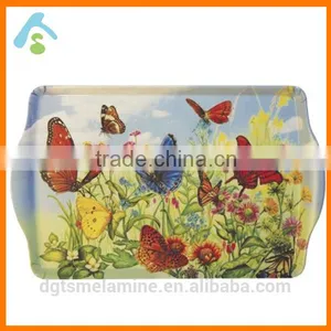 Creative New Design Melamine Tray With Handle thumbnail-4