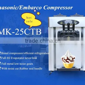 Full Stainless Steel Table Top Commercial Soft Ice Cream Machine thumbnail-1