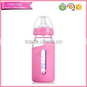Babies Product Highborosilicate Glass Baby Bottle With Sleeve thumbnail-1