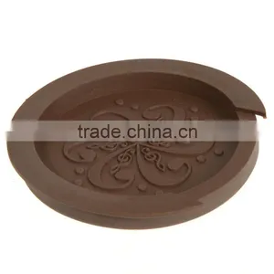 Sound Hole Cover Block Plug Screeching Halt for 40"/41" EQ Acoustic Guitar Brown thumbnail-3