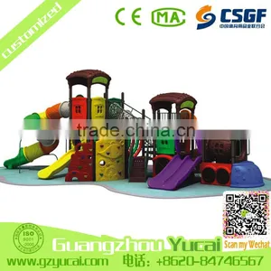 Hot Sale Children Outdoor Playground Gym Equipment Slides Customized thumbnail-1
