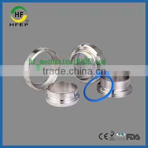 DN20 Universal Stainless Steel 316 Pipe Fitting DIN IDF SMS Union thumbnail-1