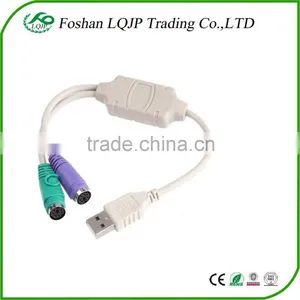 USB Male to PS2 Female Cable Adapter Converter Use For Keyboard Mouse thumbnail-1