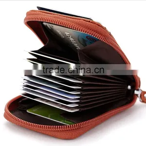 Guangzhou Factory Wholesale Many Slot Card Holder With Leather Material thumbnail-1
