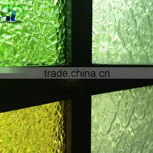 Colorful Patterned Glass Art Glass Porch (the Crab Apple, the Mayflower, Diamonds, Etc) thumbnail-5