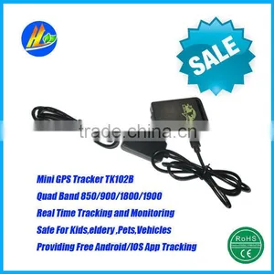 With Movement Alarm & TF Card for Cars or Human Personal GPS Tracker TK102B thumbnail-2