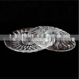 Glass Charger Plates Wholesale With Diamond Design thumbnail-3