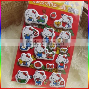 Hello and Kitty Puffy Sticker for Boys and Girls thumbnail-2