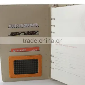 Handbag Style Lock Custom Notebook With Power Bank thumbnail-3