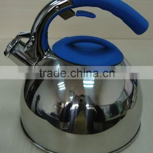 3.0Ltr Kitchen Popular Mirror Finish S/S Whistling Kettle thumbnail-1