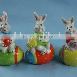 Ceramic Easter Bunny Decoration thumbnail-1