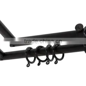 Nickel Black Adjustable Curtain Rods thumbnail-4