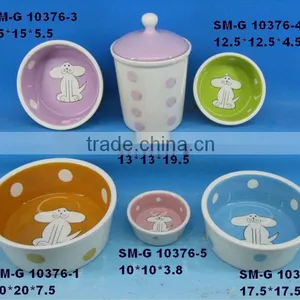 Elegant Ceramic Pet Food Hopper thumbnail-1