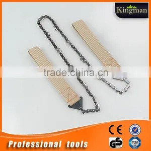 Survival Saw Chain Pocket Chainsaw With Pouch, 24-inch Manual Type Chain Saw Wood Cutting Machine thumbnail-1