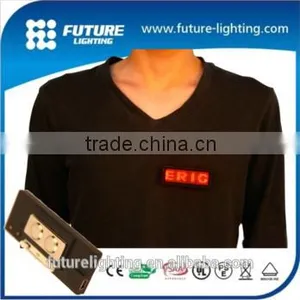 PROGRAMMABLE LED NAME BADGE WITH RECHARGEABLE BATTERY Electronic Digital Led Name Badge thumbnail-1