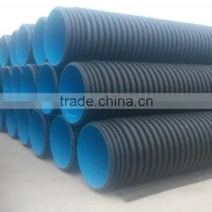 Plastic Sewage Pipe 300mm Corrugated Drainage Pipes thumbnail-6