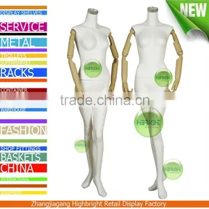 Headless Female Dummy With Wooden Arms thumbnail-1