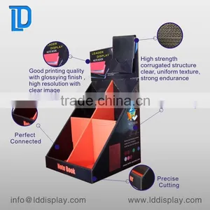 Cardboard Counter Top Display With Dividers for DVD and Books Promotions thumbnail-2