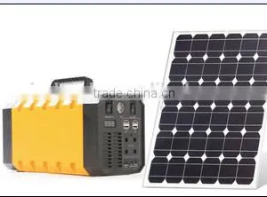 Portable Solar System With 500W Inverter, 35W Panel, 4 LED Bulbs for Indoor and Outdoor Lighting thumbnail-2