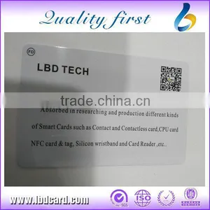 Shenzhen Factory Price RFID Fudan F08 1K Club Cards thumbnail-3
