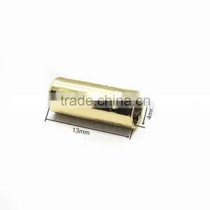 13mm Gold Metal Shoe Lace End Caps And Metal Aglet thumbnail-2