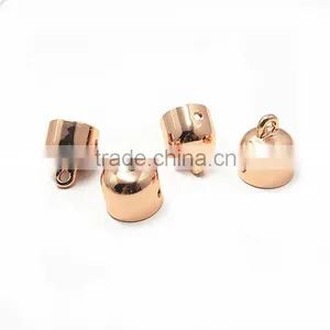 Gold Metal End Cap For Leather Cord thumbnail-5
