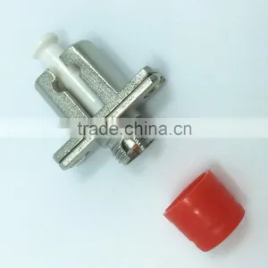 LC-FC SX Female to Female Hybrid Fiber Optic Adapter thumbnail-1