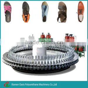 Rotary Plastic PU Shoe Insoles Making Machine For Shoes thumbnail-1