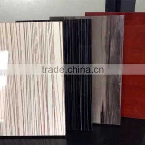 E1 Formaldehyde Emission Standards and First-Class Grade 9mm Popular Selling High Gloss UV Board UV MDF Board for Decoration thumbnail-6