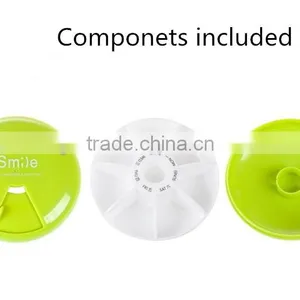 Quality New Arrival Plastic Pill Splitter Weekly Pill Box thumbnail-4