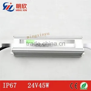 Aluminum Shell for Waterproof Constant Current Led Driver 45w 24v Led Power Supply 3 Years Warranty thumbnail-1