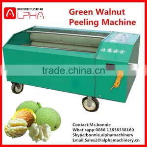 CHEAP PRICE AUTOMATIC Walnut Shell Breaking Machine/walnut Peeling thumbnail-1