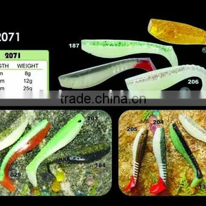 Soft Lure Double Color Hand Poured Worm thumbnail-1